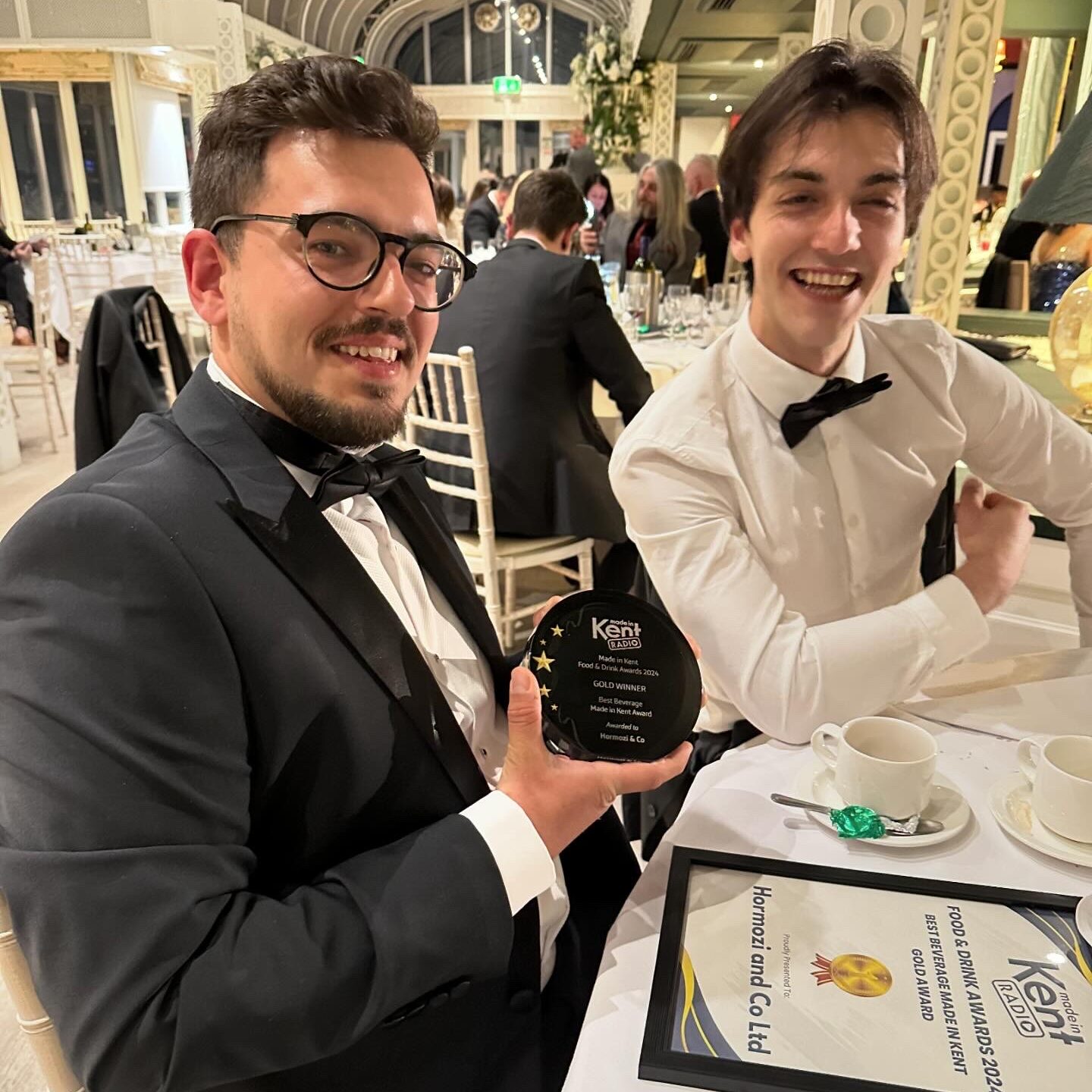 Hormozi Coffee Winners Of The Made In Kent Best Beverage Award 2024